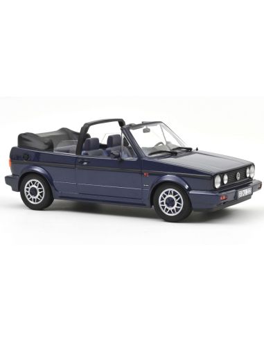 NOREV NV188628 VW GOLF CABRIOLET QUARTETT 1992 BLUE 1:18 Modellino