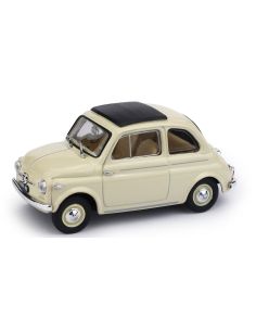 BRUMM BM0365-02 FIAT NUOVA 500 TETTO APRIBILE CHIUSA 1959 AVORIO 1:43 Modellino