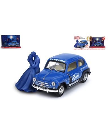 BRUMM BMS2603 FIAT 600 D BERLINA 1960 BACI PERUGINA ED.MIM.PCS 200 1:43 Modellino