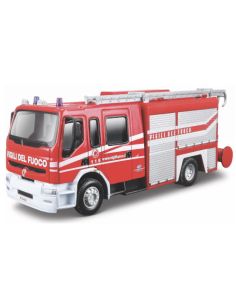 BBURAGO BU32002B RENAULT PREMIUM EMERGENCY FIRE TRUCK 1:50 Modellino
