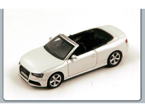 Spark Model S87132 AUDI RS5 CABRIOLET 2010 WHITE 1:87 Auto Stradali