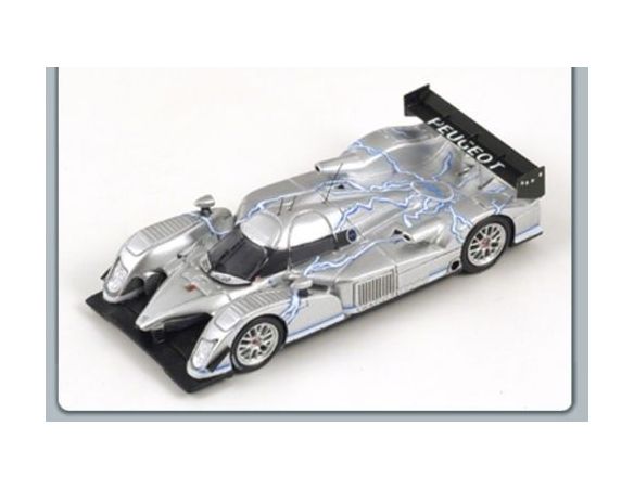 Spark Model S87097 PEUGEOT 908 HYBRID 2008 SILVER 1:87 Modellino