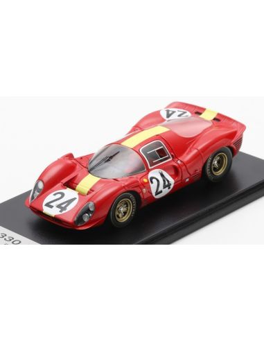 LOOKSMART LSLM159 FERRARI 330 P4 N.24 LE MANS 1967 W.MAIRESSE-J.BEURLYS 1:43 Modellino