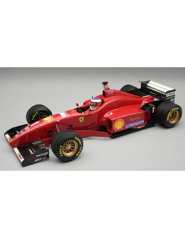 TECNOMODEL TMD18332A FERRARI F310 N.1 SPAIN GP 1996 RAIN TYRES M.SCHUMACHER W/DRIVER 1:18 Modellino