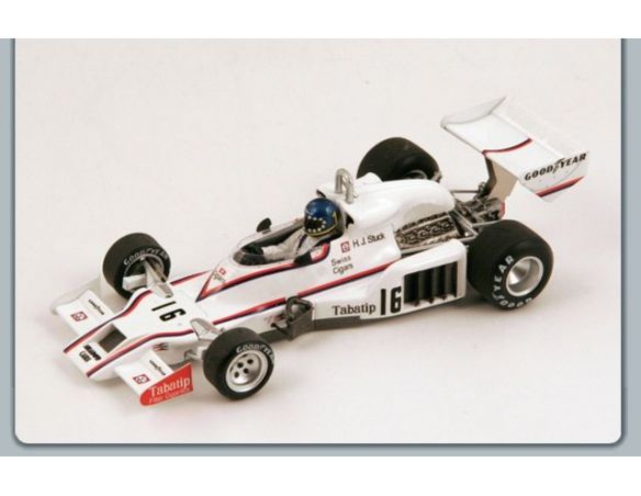 Spark Model S3832 SHADOW H.STUCK 1978 N.16 BRAZIL GP 1:43 Modellino