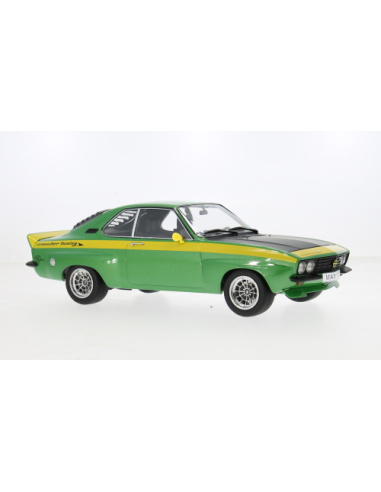 MODELCARGROUP MCG18425 OPEL MANTA A IRMSCHER 1974 GREEN/YELLOW 1:18 Modellino