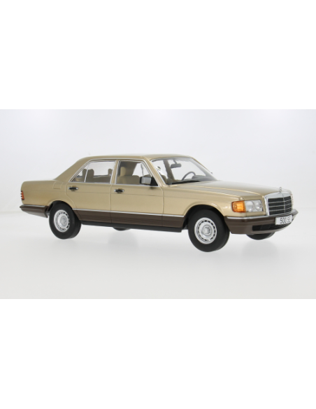 MODELCARGROUP MCG18548 MERCEDES S-CLASS (W126) 1979 BEIGE 1:18 Modellino
