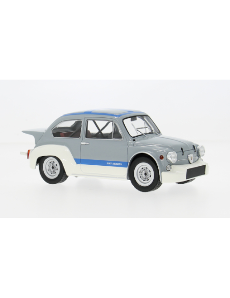 WHITEBOX WB124268 FIAT ABARTH 1000 GR.2 1970 GREY/BLUE 1:24 Modellino