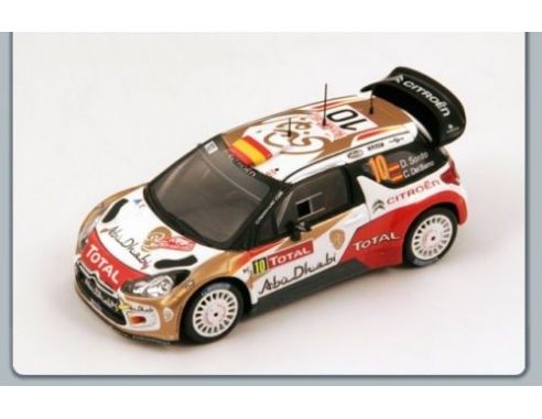 Spark Model S3360 CITROEN DS3 WRC N10 3rd MONTE CARLO 2013 SORDO-DEL BARRIO 1:43 SCATOLA ROVINATA