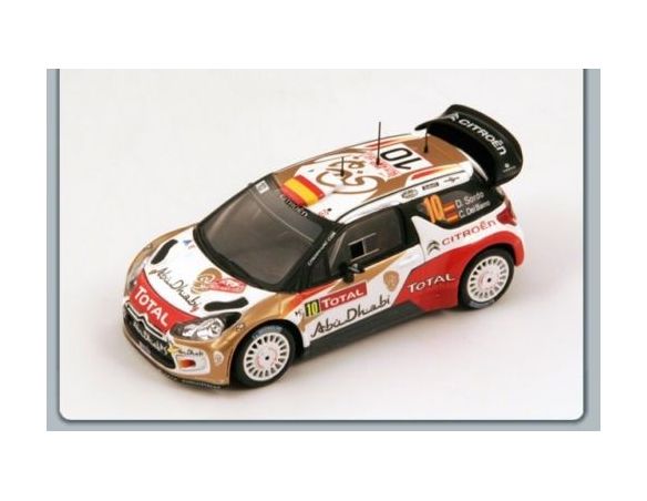 Spark Model S3360 CITROEN DS3 WRC N10 3rd MONTE CARLO 2013 SORDO-DEL BARRIO 1:43 SCATOLA ROVINATA