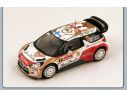 Spark Model S3354 CITROEN DS3 WRC N.2 4th MONTE CARLO 2013 HIRVONEN-LEHTINEN 1:43 Modellino