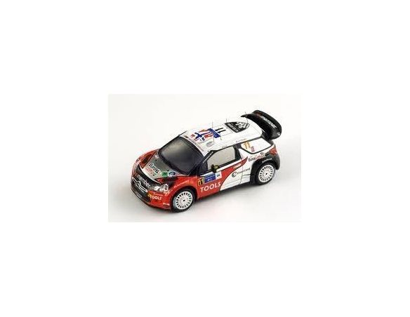 Spark Model S3304 CITROEN DS3 WRC N.11 4th MEXICO RALLY 2011 1:43 Modellino