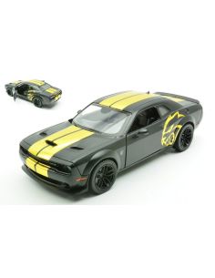 MOTORMAX MTM79201 DODGE CHALLENGER SRT HELLCAT WIDEBODY BLACK 1:24 Modellino