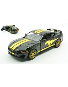 MOTORMAX MTM79204 FORD MUSTANG GT 2018 BLACK 1:24 Modellino