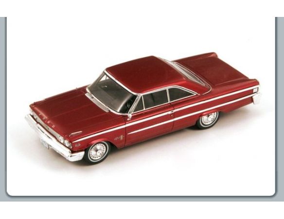 Spark Model S2957 FORD GALAXIE 500 1963 METALLIC RED 1:43 Auto Stradali