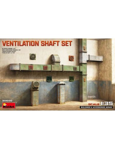 MINIART MIN35650 VENTILATION SHAFT SET KIT 1:35 Modellino
