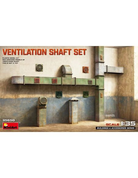 MINIART MIN35650 VENTILATION SHAFT SET KIT 1:35 Modellino
