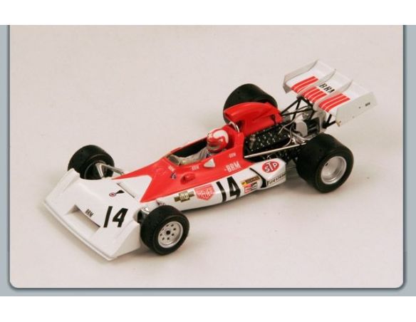 Spark Model S1855 BRM P160B C.REGAZZONI 1973 N.14 6th BRAZIL GP 1:43 Formula 1