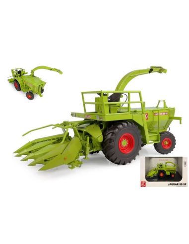 UNIVERSAL HOBBIES UH6774 CLAAS JAGUAR 80 SF NO CABIN WITH CORN HEADER 1:32 Modellino