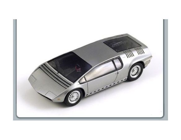 Spark Model S0694 BIZZARRINI MANTA 1972 SILVER 1:43 Modellino