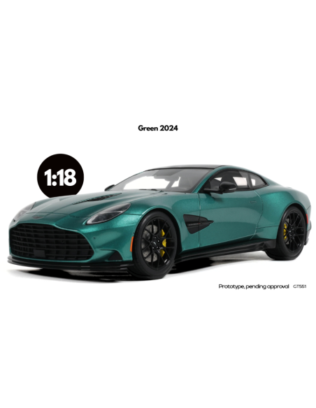 GT SPIRIT GT551 ASTON MARTINVANQUISH 2024 GREEN 1:18 Modellino