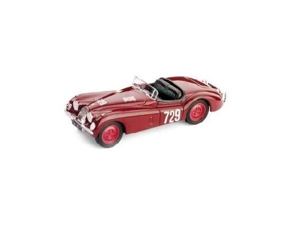 Brumm BM0103 JAGUAR XK 120 ROADSTER N.729 8th MM 1950 BIONDETTI-BRONZONI 1:43 Modellino