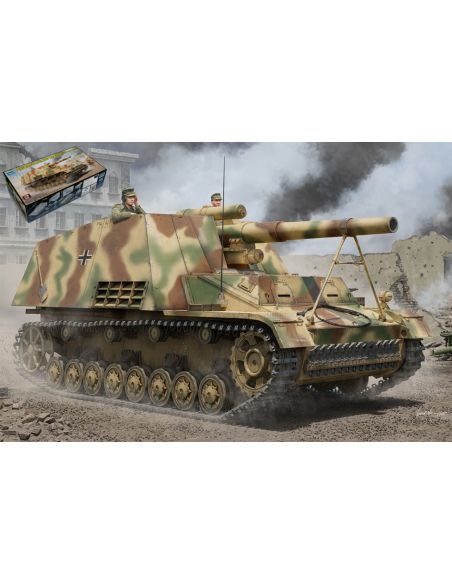 TRUMPETER TP00953 CARRO GERMAN Sd.Kfz. 165 HUMMEL LATE PRODUCTION 1:16 Modellino