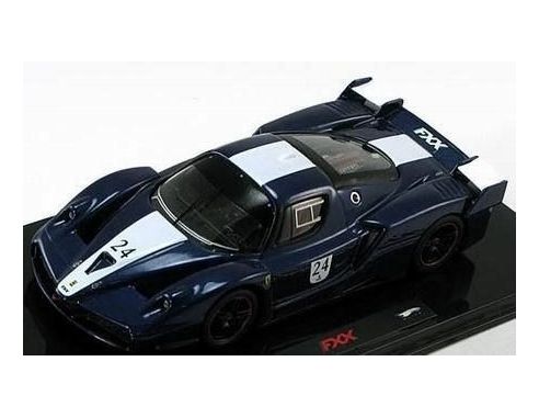 Hot Wheels HWN5606 FERRARI FXX 2005 N.24 BLUE 1:43 Modellino