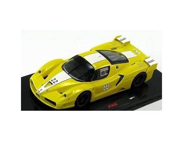 Hot Wheels HWN5612 FERRARI FXX 2005 N.22 YELLOW 1:43 Modellino