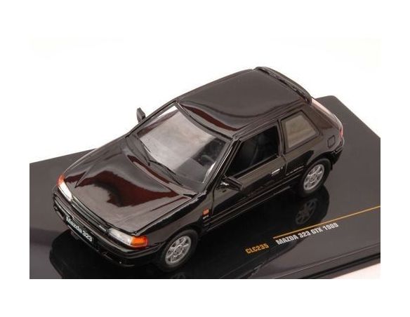 Ixo model CLC235 MAZDA 323 GTX 1989 BLACK 1:43 Modellino