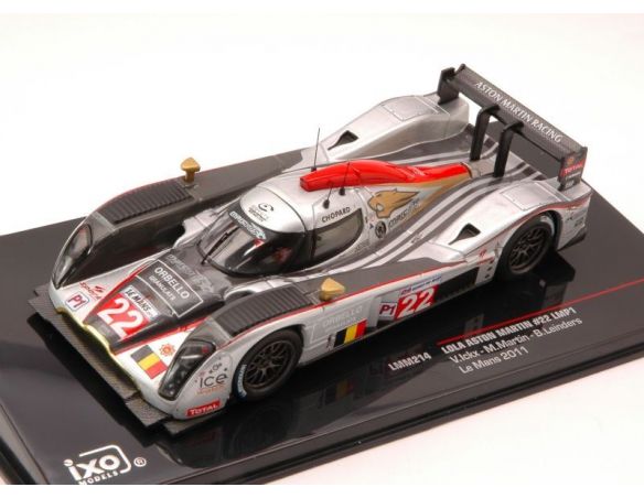 Ixo model LMM214 LOLA ASTON MARTIN N.22 LMP1 7th LM 2011 V.ICKX-MARTIN-LEINDERS 1:43 Modellino