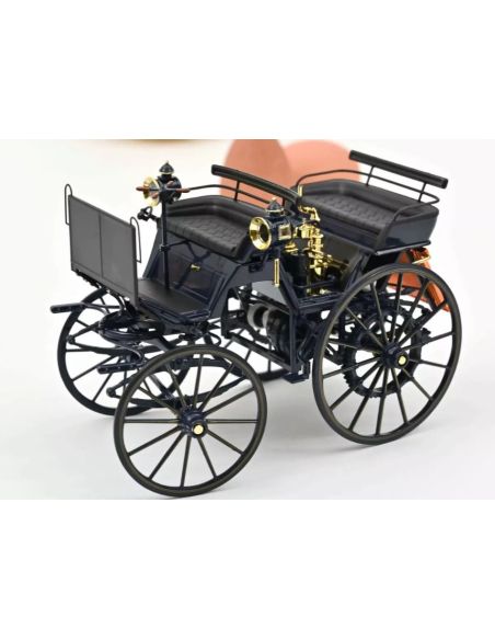 NOREV NV183700R DAIMLER MOTORKUTSCHE 1886 DARK BLUE REPRODUCTION 1:18 Modellino