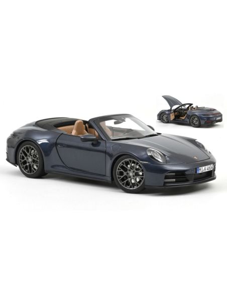 NOREV NV187180 PORSCHE 911 CARRERA CABRIOLET 2025 BLUE METALLIC 1:18 Modellino