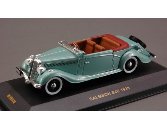 Ixo model MUS038 SALMSON S4E 1938 WATER GREEN 1:43 Modellino