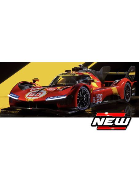 BBURAGO BU16306 FERRARI 499P N.50 LE MANS 2025 FUOCO-NIELSEN-MOLINA 1:18 Modellino