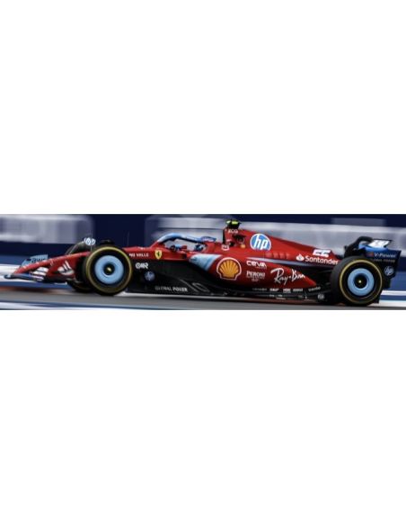 BBURAGO BU36844SMI FERRARI SF-24 N.55 5th MIAMI GP 2024 CARLOS SAINZ 1:43 Modellino