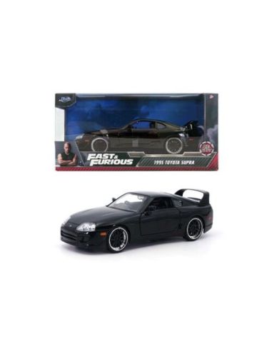 JADA TOYS JADA03077 TOYOTA SUPRA 1995 FAST & FURIOUS BLACK 1:24 Modellino