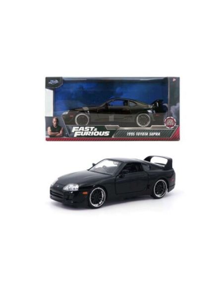JADA TOYS JADA03077 TOYOTA SUPRA 1995 FAST & FURIOUS BLACK 1:24 Modellino