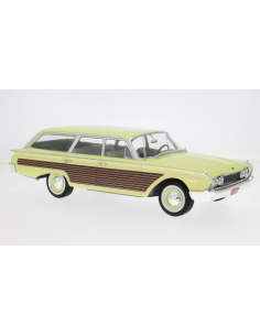 MODELCARGROUP MCG18048 FORD LTD COUNTRY SQUIRE 1960 LIGHT YELLOW 1:18 Modellino