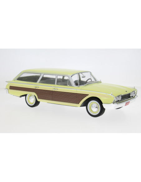 MODELCARGROUP MCG18048 FORD LTD COUNTRY SQUIRE 1960 LIGHT YELLOW 1:18 Modellino