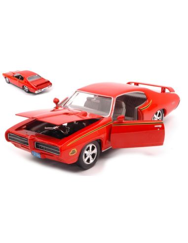 MOTORMAX MTM73242O PONTIAC GTO JUDGE 1969 ORANGE 1:24 Modellino