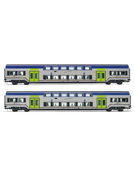 LIMA HL5057 FS TRENITALIA 2-UNIT VIVALTO SCALA H0 1:87 Modellino