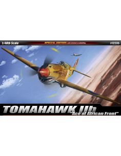 ACADEMY ACD12235 TOMAHAWK LLB ACE OF AFRICAN FRONT KIT 1:48 Modellino