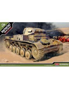 ACADEMY ACD13535 GERMAN PANZER II AUSF.F NORTH AFRICA KIT 1:35 Modellino