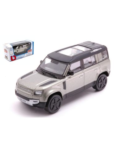BBURAGO BU30471Z LAND ROVER DEFENDER 110 SILVER 1:43 Modellino