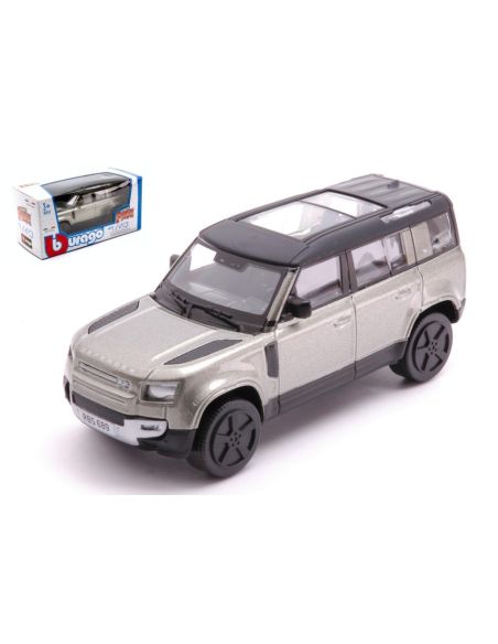 BBURAGO BU30471Z LAND ROVER DEFENDER 110 SILVER 1:43 Modellino