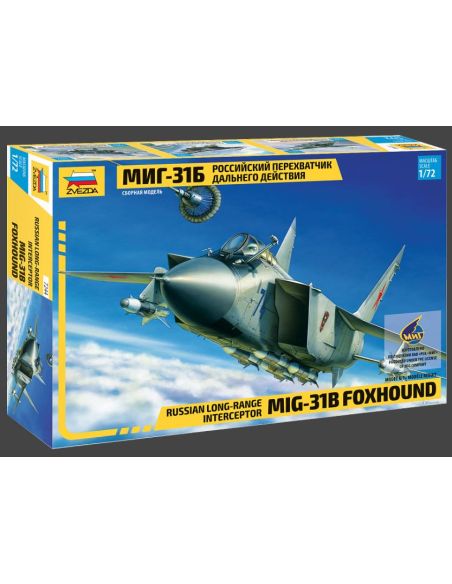 ZVEZDA Z7244 MIG-31 B KIT 1:72 Modellino