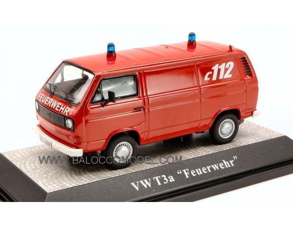 Premium Classixx PREM11406 VW T 3 A FEUERWEHR 1:43 Modellino