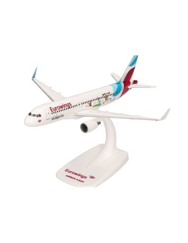 HERPA HP614122 AIRBUS A320-200 EUROWINGS SALZBURGER LAND 1:200 Modellino