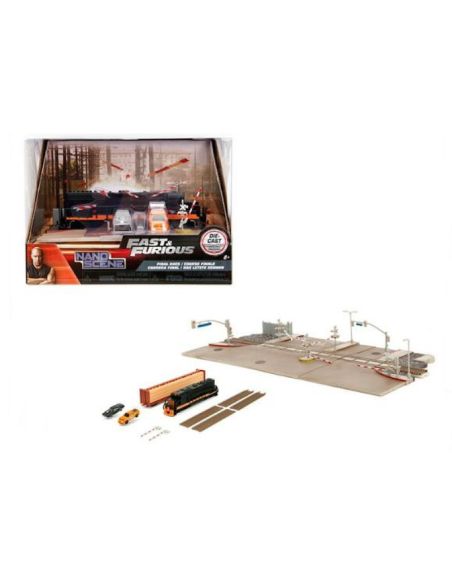 JADA TOYS JADA253203094 NANO TRAIN DIORAMA FAST & FURIOUS (CARS cm 4) Modellino